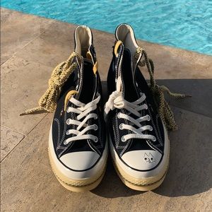 Black Dr. Woo x Converse Chuck 70 Hi